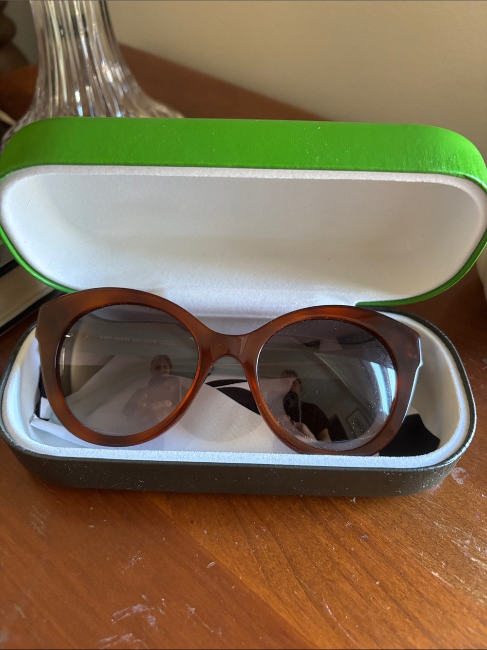 kate spade Tortoiseshell Cat-Eye Sunglasses - Brown
